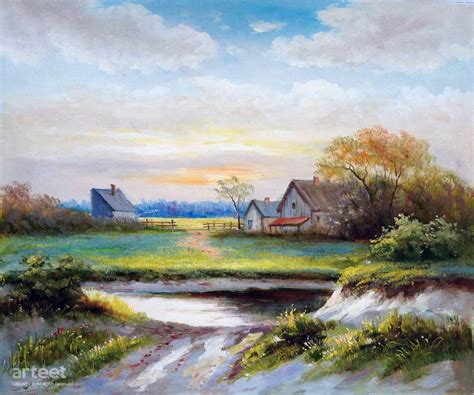 A Picturesque Grange | Art Paintings for Sale, Online Gallery