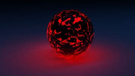 Glowing Red Orb (4K) - 3D and CG & Abstract Background Wallpapers on ...