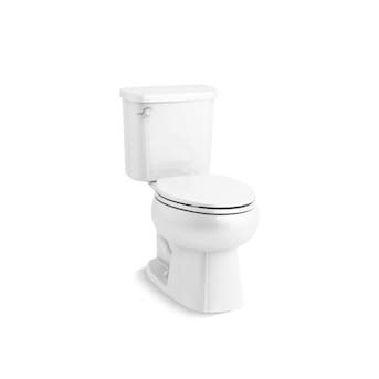 Sterling Windham White Elongated Standard Height 2-piece WaterSense ...