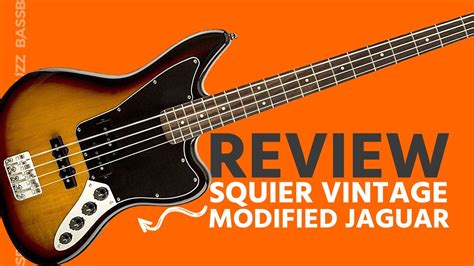 Squier Vintage Modified Jaguar (Blindfolded Bass Review) - YouTube