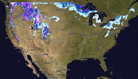 Map: Current Snow Cover Across The United States | Unofficial Networks