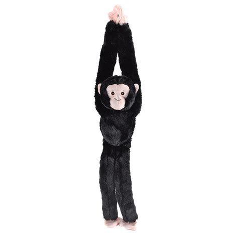 Wild Republic Ecokins Hanging Monkey Chimpanzee Stuffed Animal, 22 ...