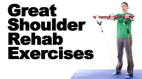 7 Great Shoulder Rehab Exercises - Ask Doctor Jo - YouTube