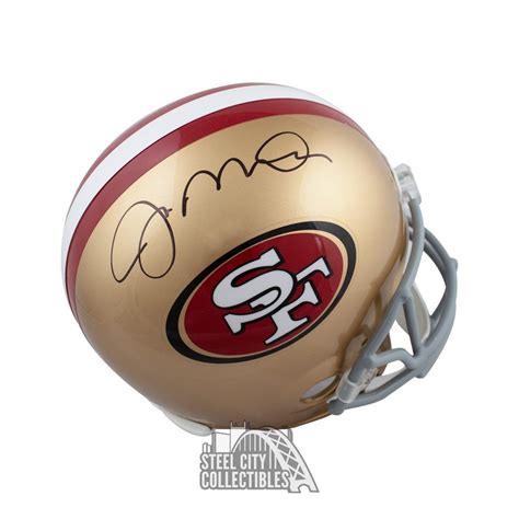 Joe Montana Autographed San Francisco 49ers Full-Size Football Helmet ...