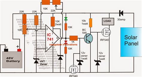 Simple Solar Mobile Charger Circuit Diagram