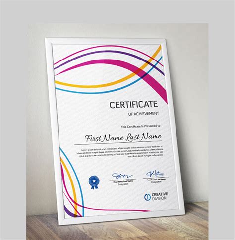 20 Most Creative Certificate Design Templates (Modern Styles for 2021)