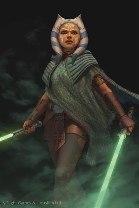 640x960 Resolution Ahsoka Tano Mandalorian Character Art iPhone 4 ...