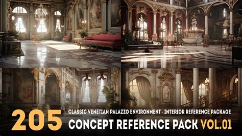 ArtStation - 205 arts - Classic Venetian Palazzo Environment - Interior ...