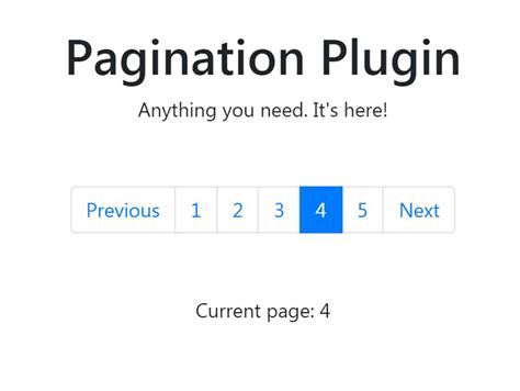 Bootstrap 4 Modern Pagination with jQuery — CodeHim