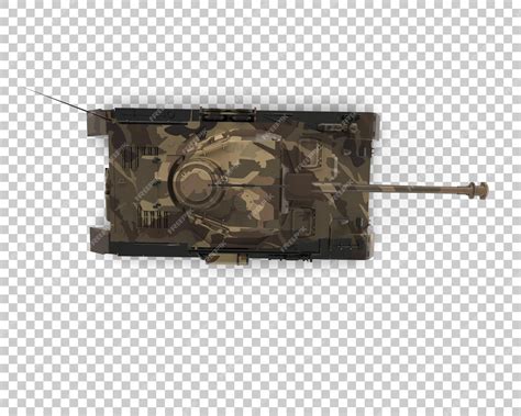 Premium PSD | Armored tank building isolated on background 3d rendering ...