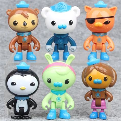 8pcs/Lot The Octonauts Figure Toys Peso Captain Barnacles T Kwazii ...