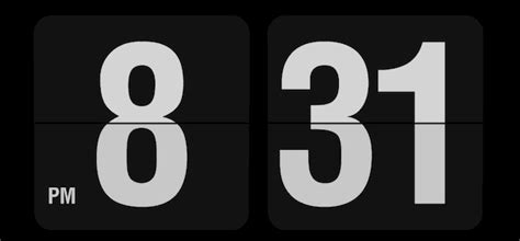 Flip Clock Screensaver: Fliqlo