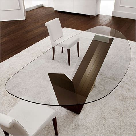 Oval Glass Top Dining Table Oval Glass Dining Table, Dining Table ...