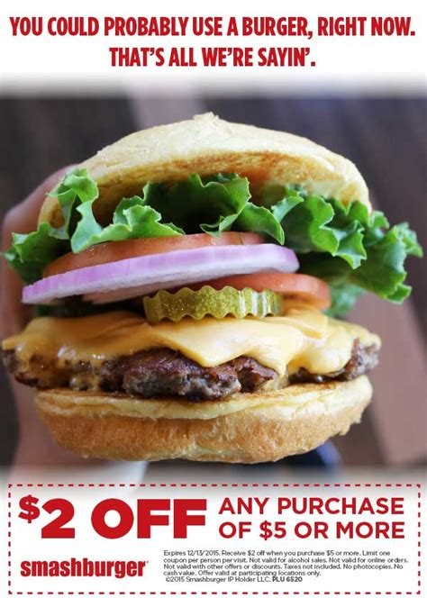 Smashburger August 2020 Coupons and Promo Codes 🛒