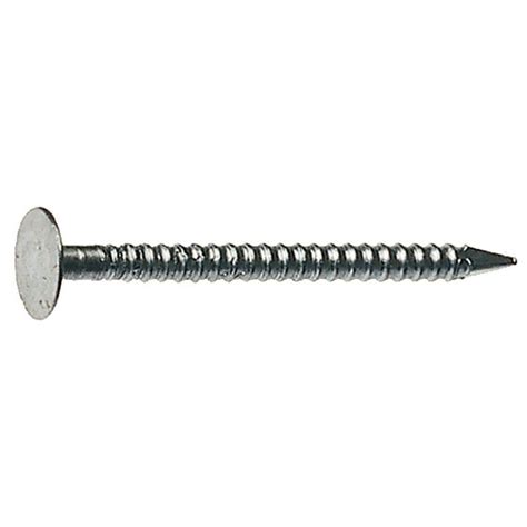 Grip-Rite #12-1/2 x 1-1/2 in. Electro-Galvanized Ring Shank Drywall ...