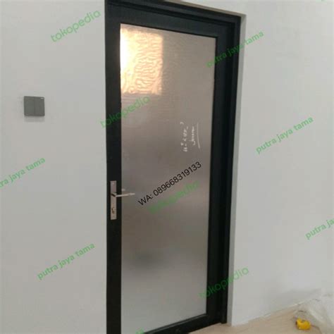 Jual pintu aluminium kaca - Hitam - Jakarta Barat - putra jaya tama ...