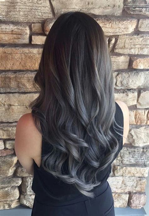 Black To Grey Ombre Hair | Uphairstyle