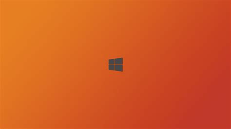 Windows 10, orange background, logo, Technology, HD wallpaper | Peakpx