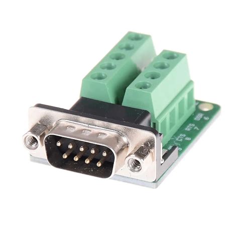 1Pc New Sale DB9 connector Terminal Module RS232 RS485 Adapter Signals ...