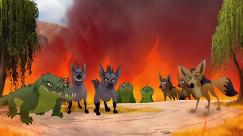 Lion Guard: Scar's Army attack Kilio Valley | The Kilio Valley Fire HD ...