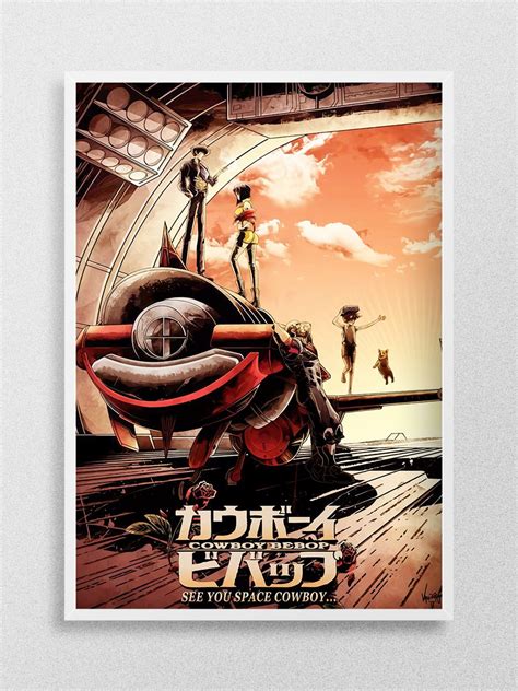 Cowboy Bebop Anime Poster Çerçevesiz Yüksek Kalite Anime Duvar Poster ...