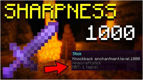 How to enchant a sword with sharpness 1000