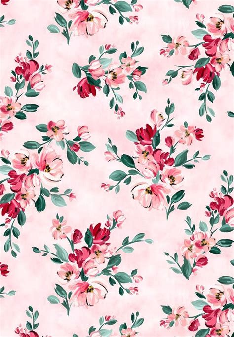 Pastel Pink Floral Vintage Wallpapers - Top Free Pastel Pink Floral ...