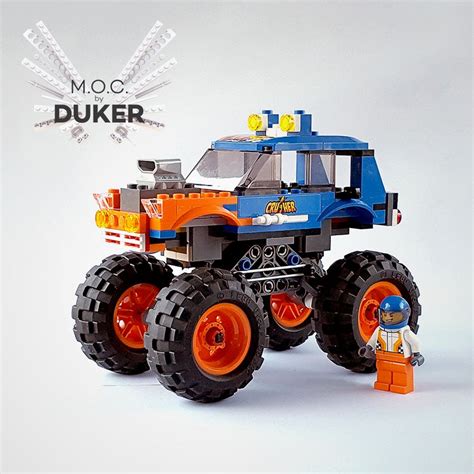 LEGO MOC HOTROD Monster Truck by Duker | Rebrickable - Build with LEGO