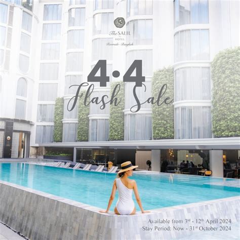 Megatix - 4.4 Flash Sale | The Salil Hotel Riverside-Bangkok