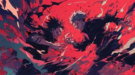 Satoru Gojo x Sukuna HD Jujutsu Kaisen Epic Art Wallpaper, HD Anime 4K ...