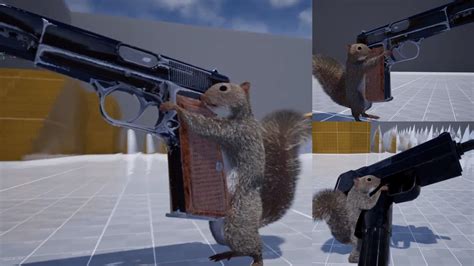 Un dev Indie está haciendo The Squirrel Game, una ardilla asesina