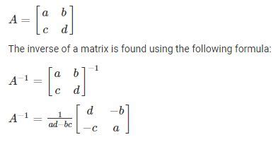 Inverse Matrix - Definition, Formulas, Steps to Find Inverse Matrix ...