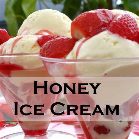 Honey Ice Cream Recipe - Serving Ice Cream