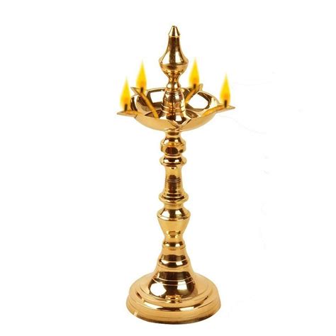 Buy Shri Anand Pure Brass Original Traditional South Fancy Kerela Samay ...