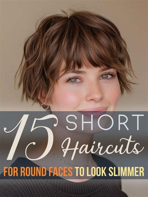 15 Inspiring Short Hairstyles for Round Faces