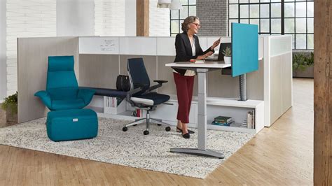 Ology Adjustable Height Computer Desk with Active Touch | Steelcase