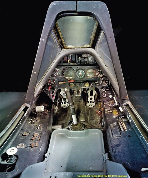 Focke-Wulf Fw 190 D-9 - Cockpit | Focke wulf fw 190, Cockpit, Aircraft