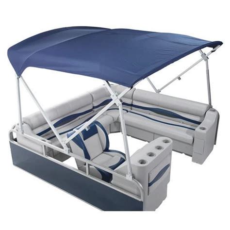 Heavy Duty Pontoon Boat Tops (8'W x 10' L Pontoon Bimini ...