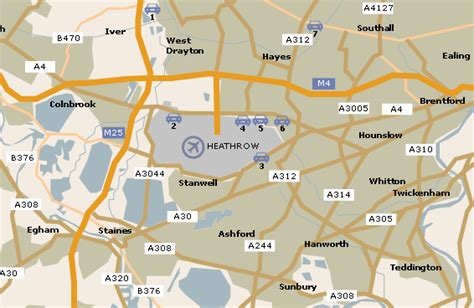 Heathrow Airport Map