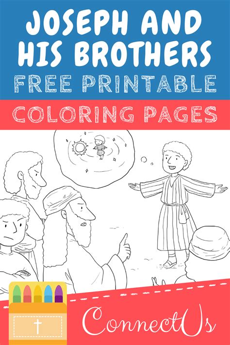 Joseph and His Brothers Coloring Pages for Kids – ConnectUS