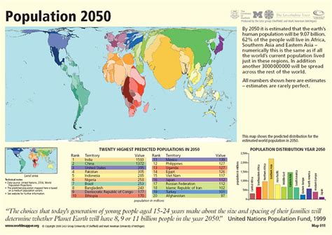 worldmapper world population 2050 | Flickr - Photo Sharing!