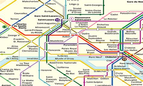 Amazon.com: Paris Metro Map Paris Subway Map Paris RER Train Rail Map ...