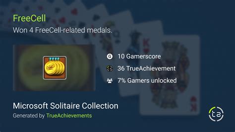 FreeCell achievement in Microsoft Solitaire Collection (WP)