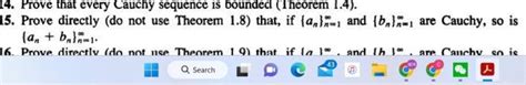 Solved 4. Prove that every Cauchy sequence is bounded | Chegg.com