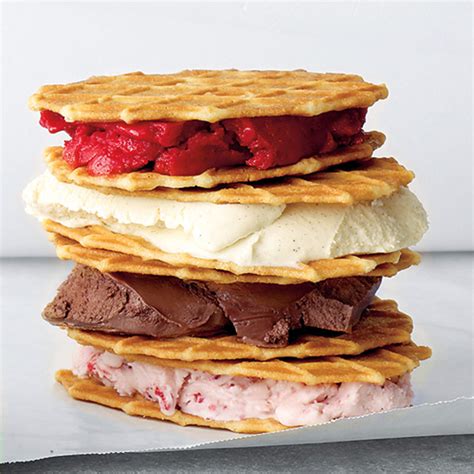 Ice Cream Waffle Sandwich