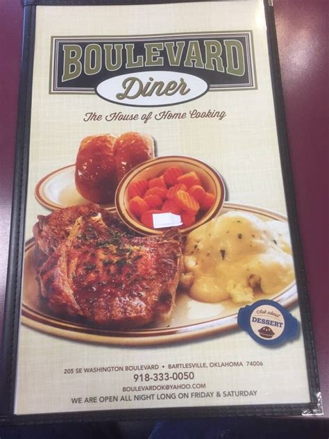 Boulevard diner Menu, Menu for Boulevard diner, Bartlesville ...