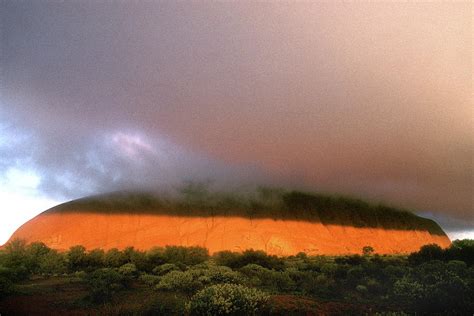 Uluru Sunrise with Cloud Photograph by Jerry Griffin | Fine Art America