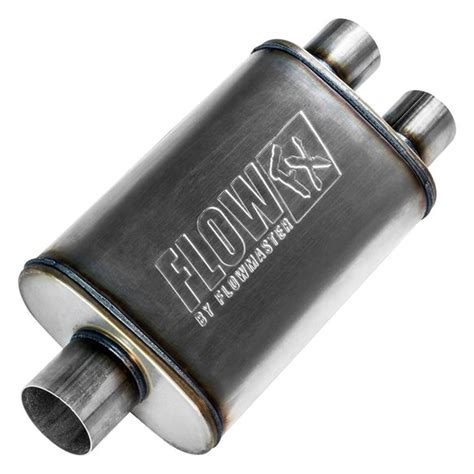 Flowmaster Flow FX Stainless Muffler 3" Center in 2.5" Dual out - Truck ...