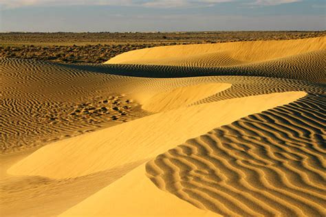 Best Beautiful Sand Dunes In Thar Desert Rajasthan India Stock Photos ...