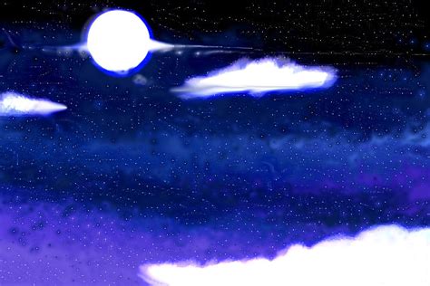 The night sky 2 ← a fantasy Speedpaint drawing by Jennawolf48 - Queeky ...